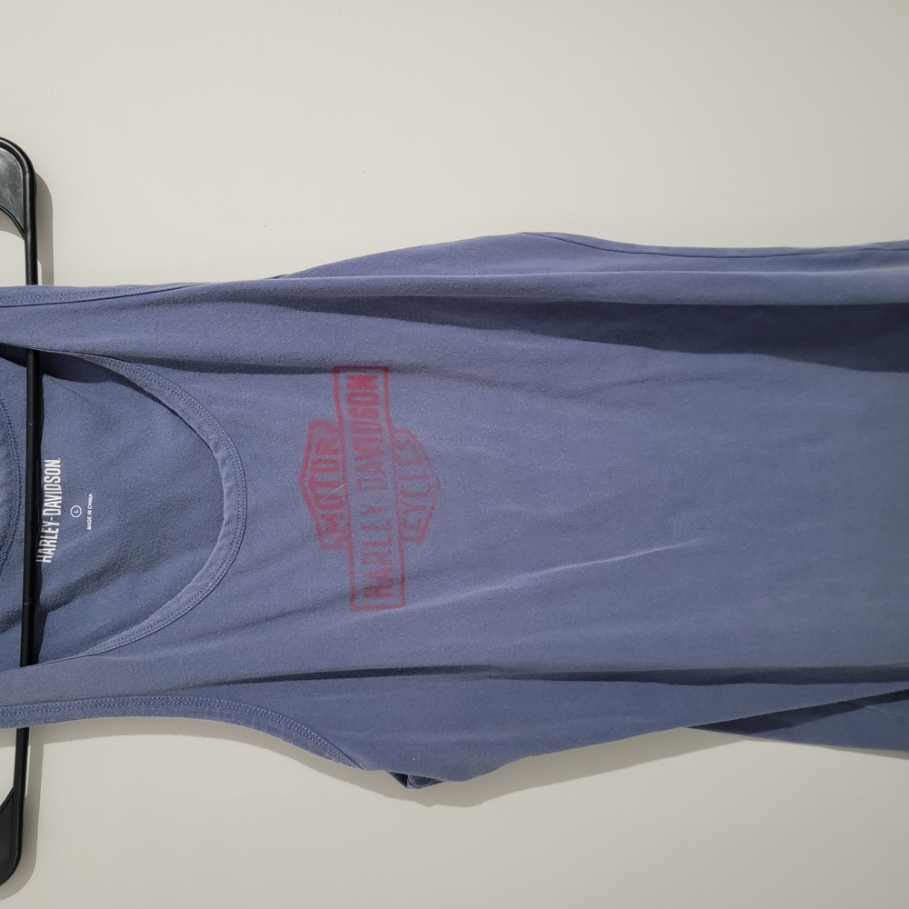 Harley-Davidson Blue Tank Top